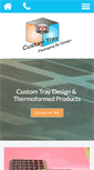 Mobile Screenshot of customformedtray.com